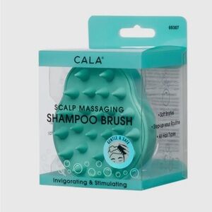NIB CALA SCALP MASSAGING SHAMPOO BRUSH IN MINT